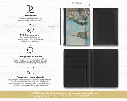 Claude Monet - Cliffs at Étretat passport cover