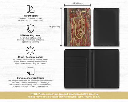 Gustav Klimt - Hygieia passport cover