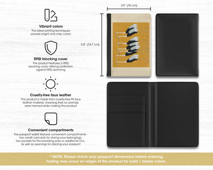 Ogata Korin - A Traditional Portrait of a Flock of Beautiful Japanese Red Crown Crane passport cover