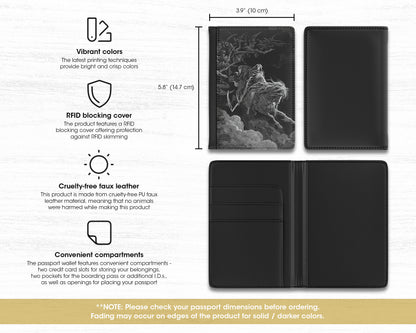 Gustave Dore - The Vision of Death passport cover