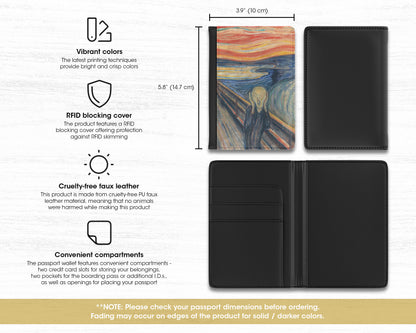 Edvard Munch - The Scream passport cover