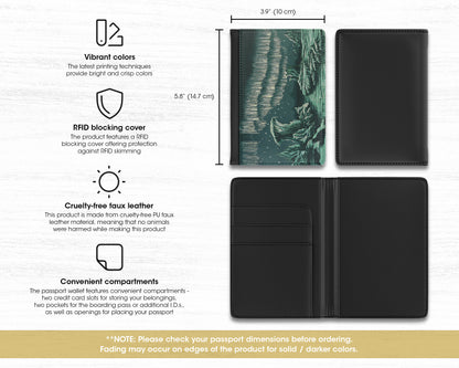 William MacKenzie - Aurora Borealis in High Latitudes passport cover