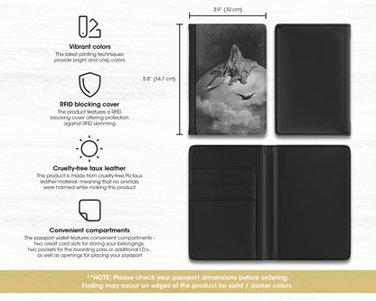 Gustave Dore - The Raven passport cover