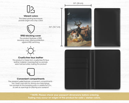 Francisco Goya - Witches' Sabbath passport cover