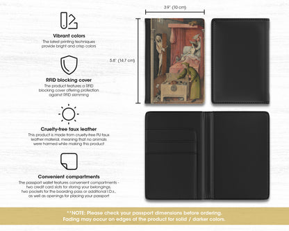 Hieronymus Bosch - Death and the Miser passport cover