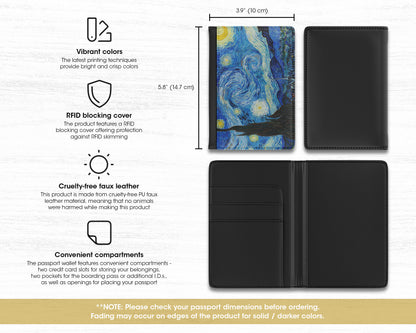 Vincent van Gogh - The Starry Night passport cover