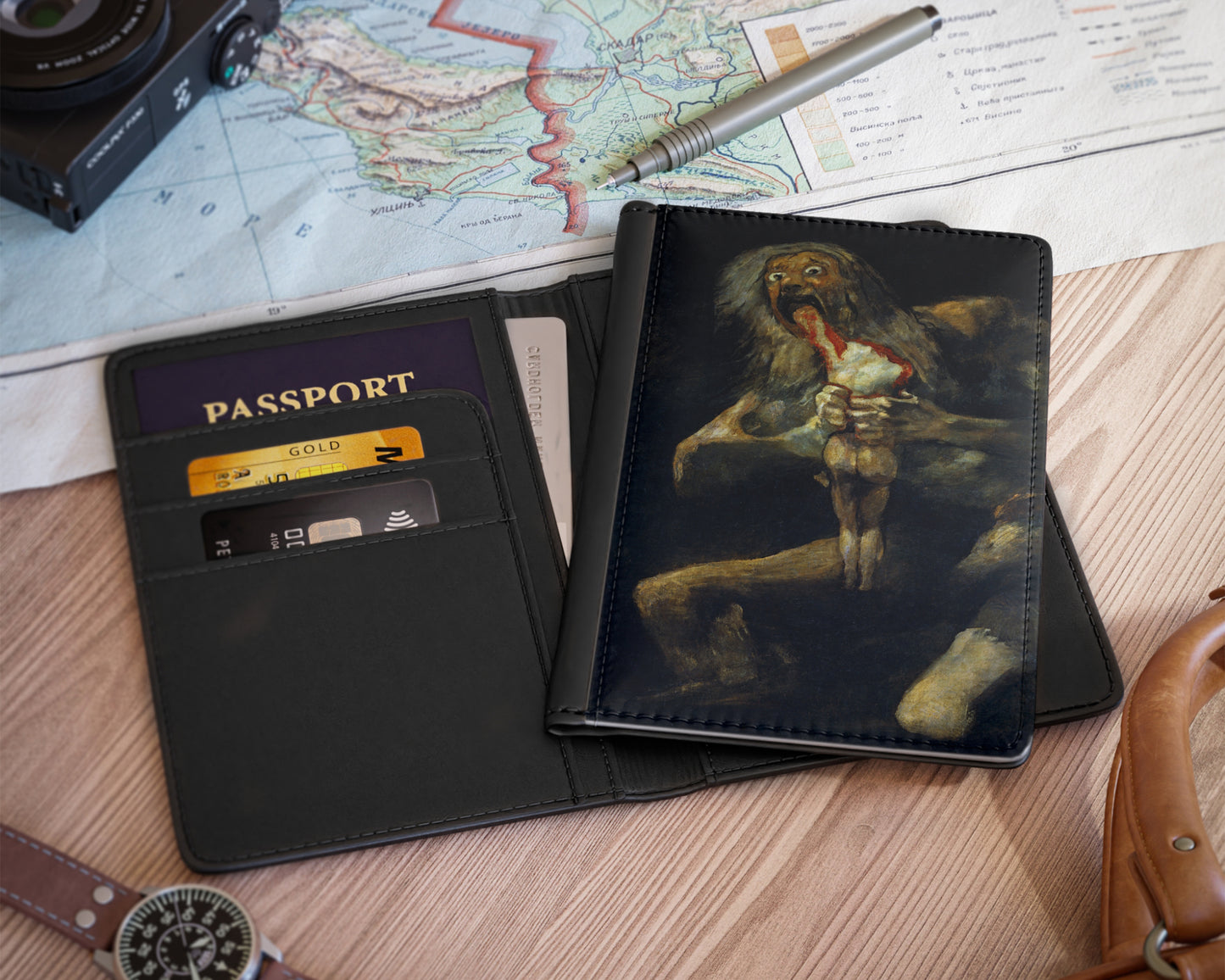 Francisco Goya - Saturn Devouring His Son passport cover