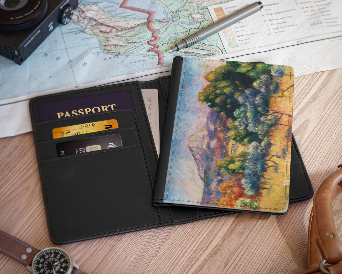 Pierre-Auguste Renoir - Montagne Sainte-Victoire (Paysage) passport cover