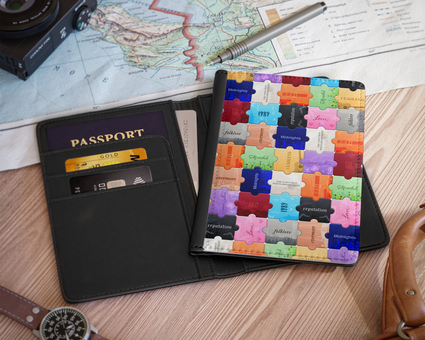 The Eras puzzles passport cover