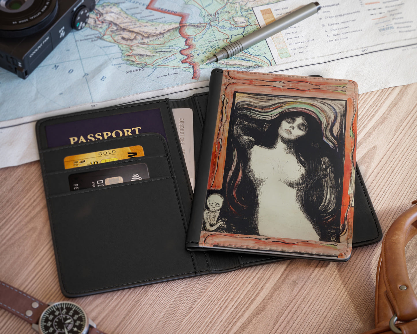 Edvard Munch - Madonna passport cover