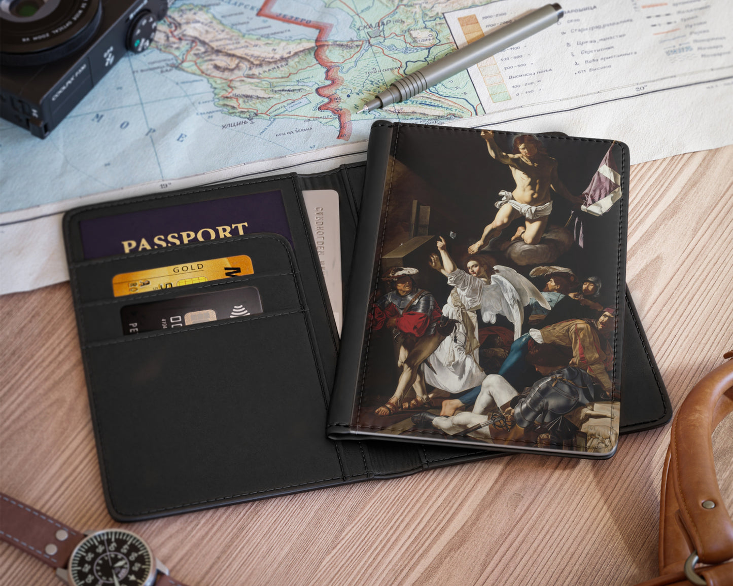 Cecco del Caravaggio - Resurrection passport cover