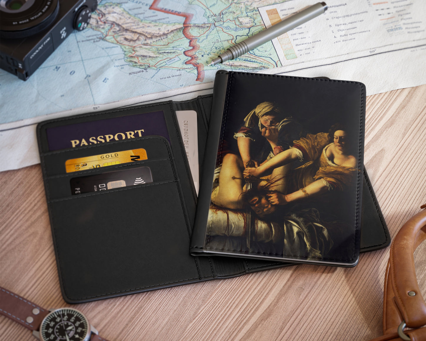 Artemisia Gentileschi - Judith Slaying Holofernes passport cover