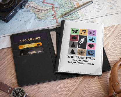 The Eras Tour pixel art style passport cover