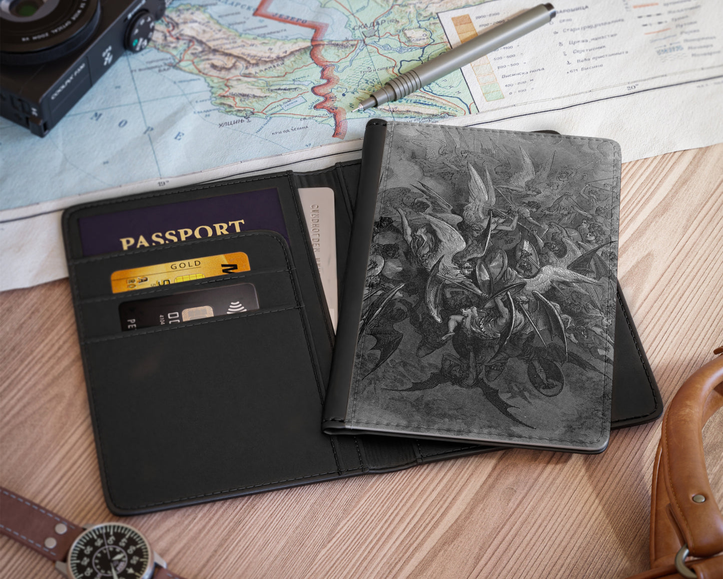 Gustave Dore - Paradise Lost passport cover