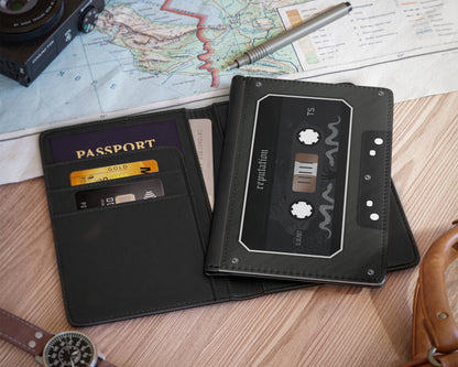 Reputation era cassette tape passport cover