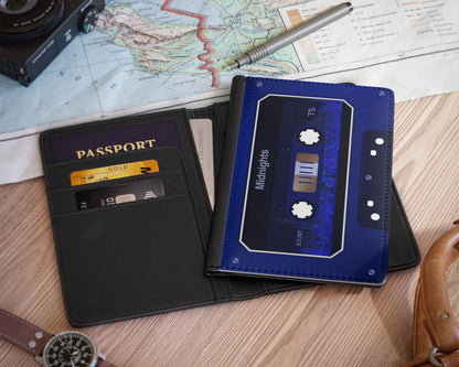 Midnights era cassette tape passport cover