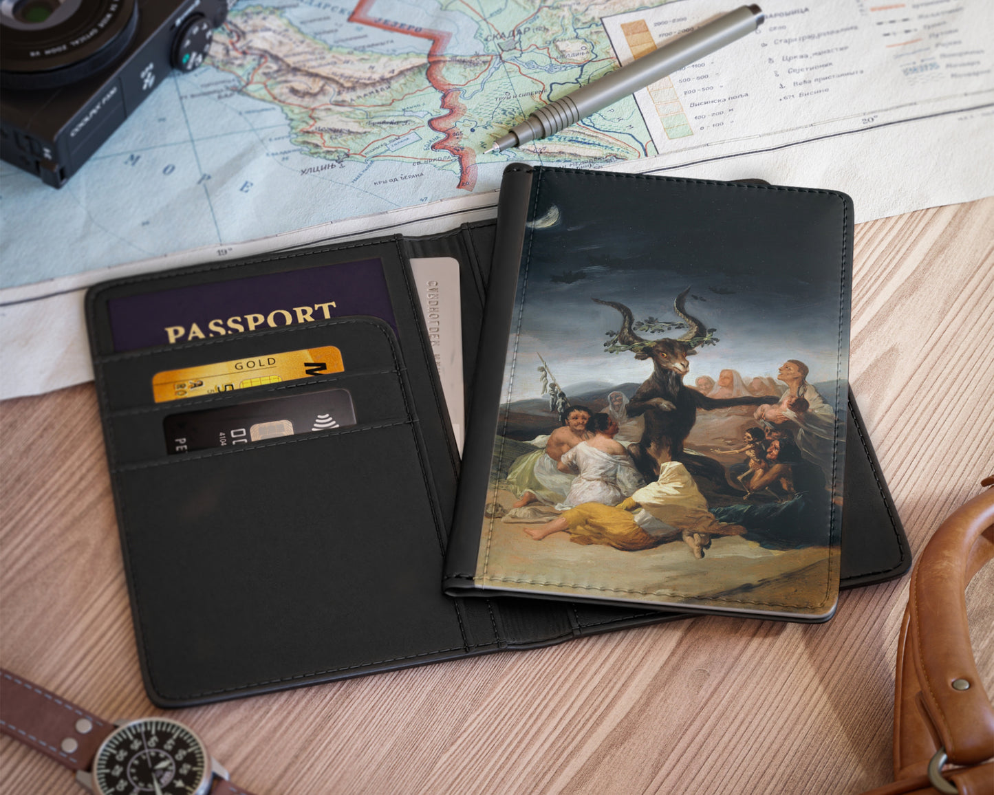 Francisco Goya - Witches' Sabbath passport cover