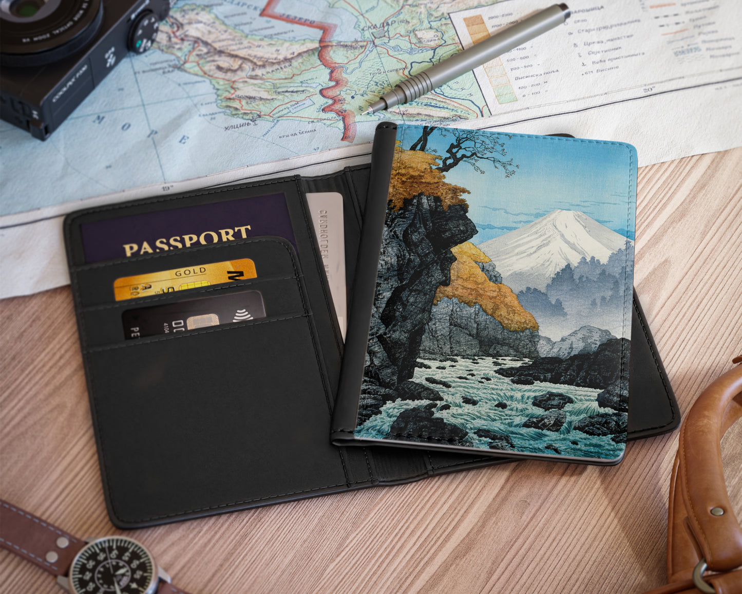 Hiroaki Takahashi - Foot of Mount Ashitaka passport cover