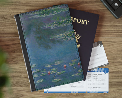 Claude Monet - Water Lilies passport cover
