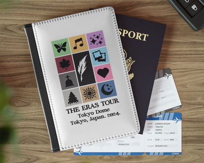 The Eras Tour pixel art style passport cover