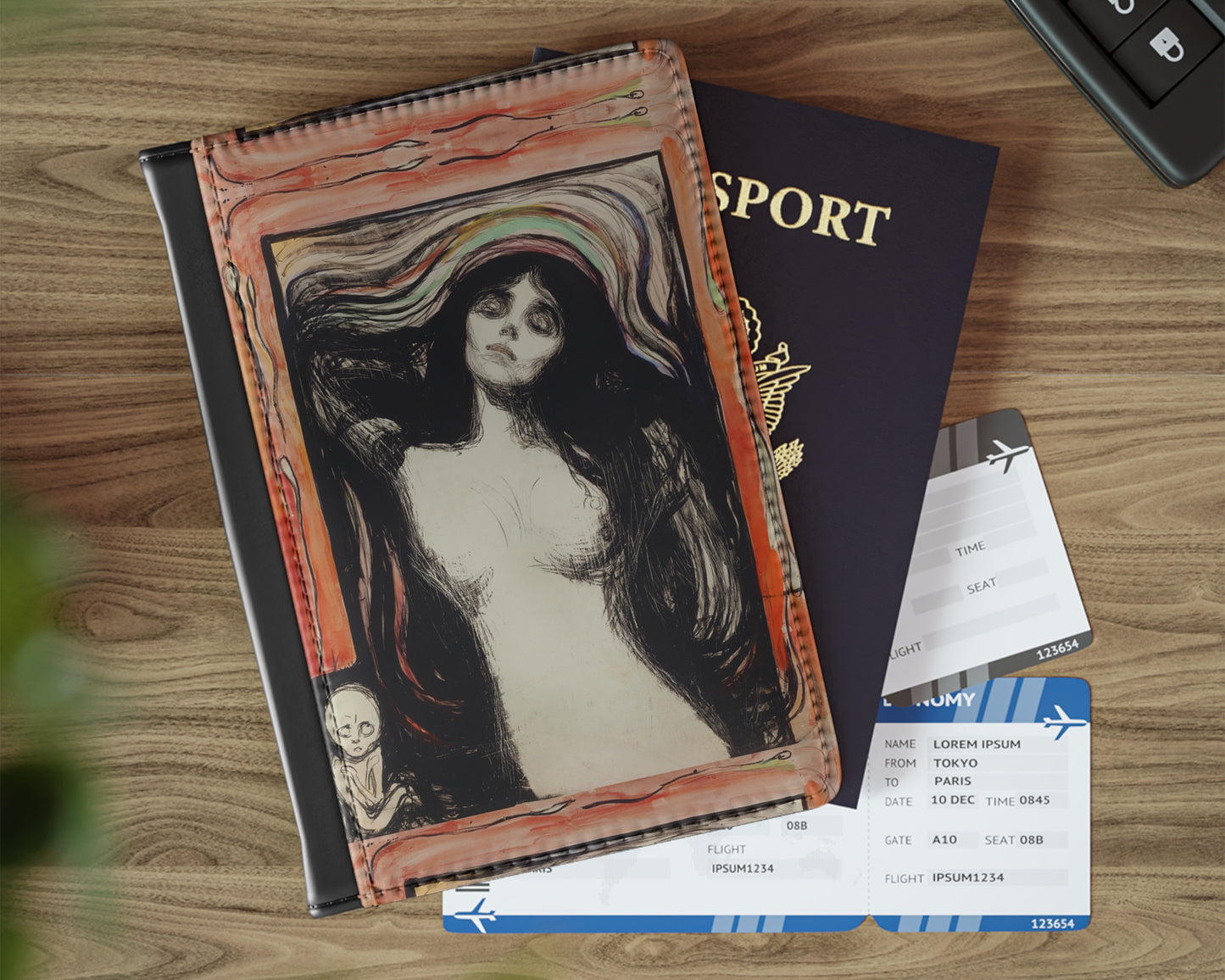 Edvard Munch - Madonna passport cover
