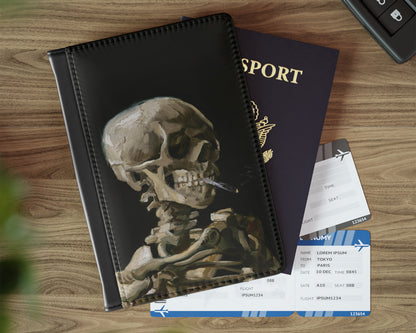Vincent van Gogh - Head of a Skeleton with a Burning Cigarette passport cover