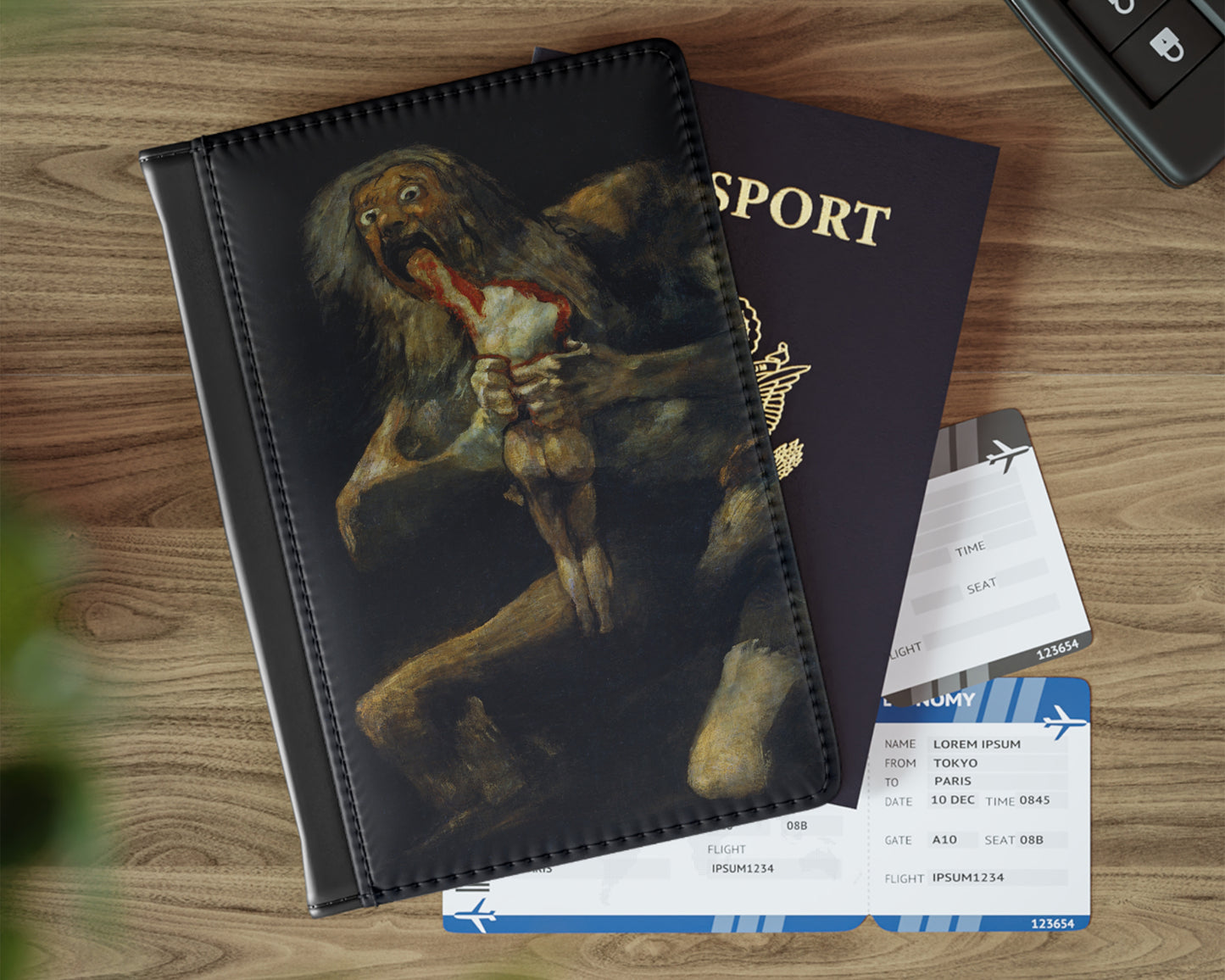 Francisco Goya - Saturn Devouring His Son passport cover