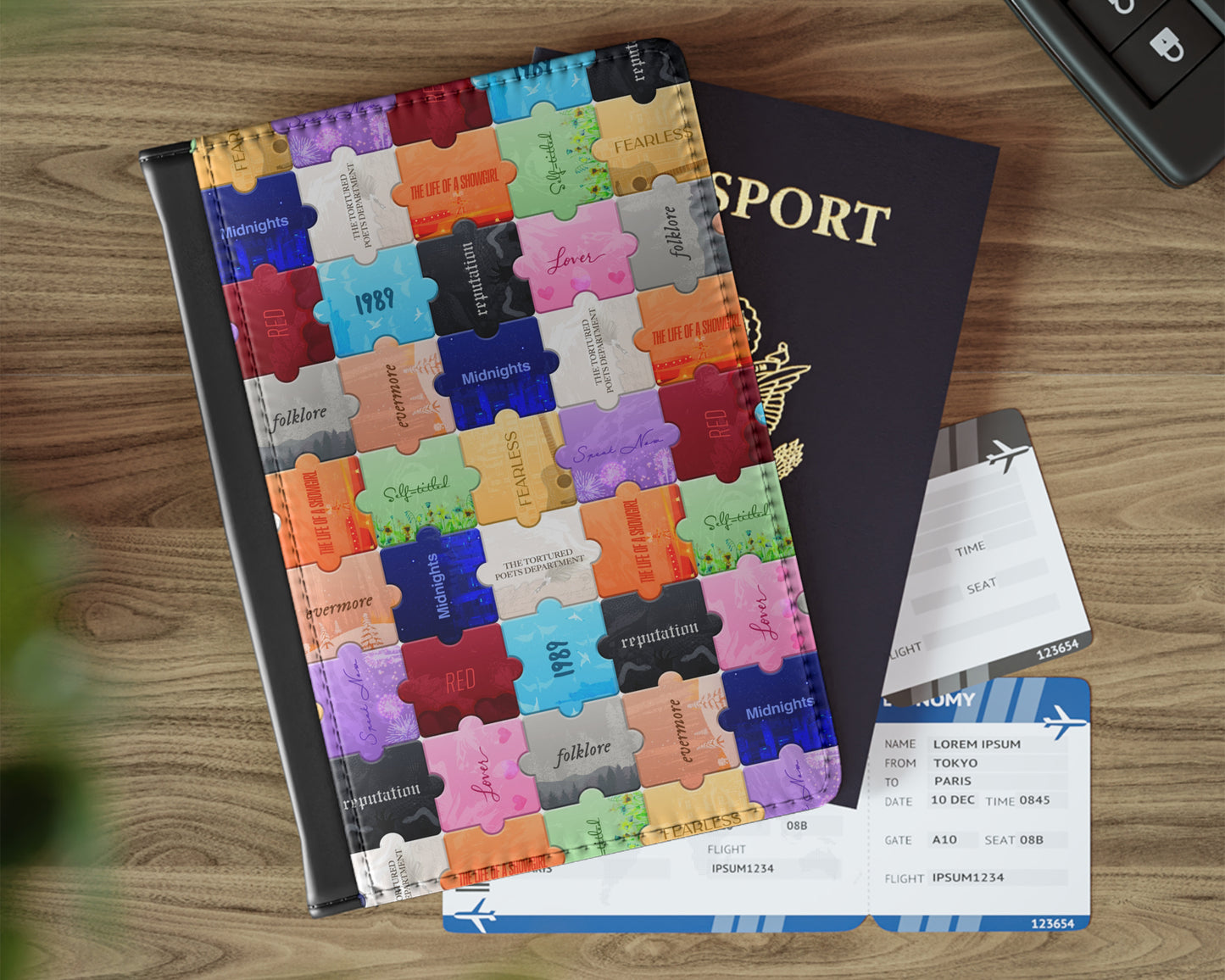 The Eras puzzles passport cover