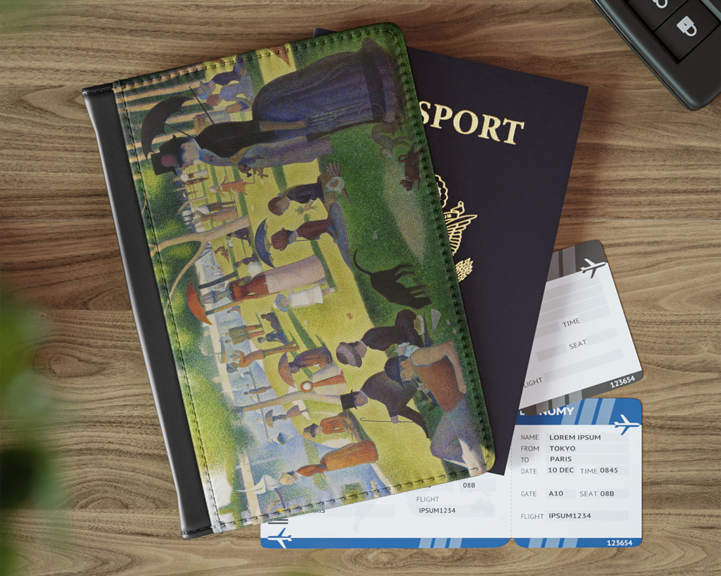 Georges Seurat - A Sunday on La Grande Jatte passport cover