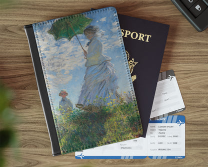Claude Monet - Woman with a Parasol - Madame Monet and Her Son passport cover