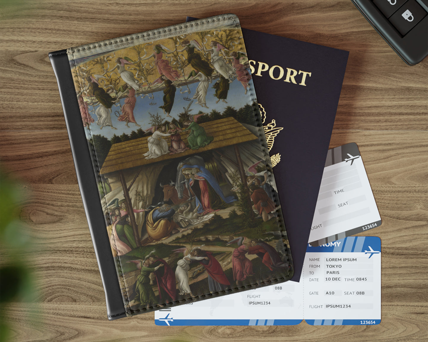 Sandro Botticelli - Mystic Nativity passport cover