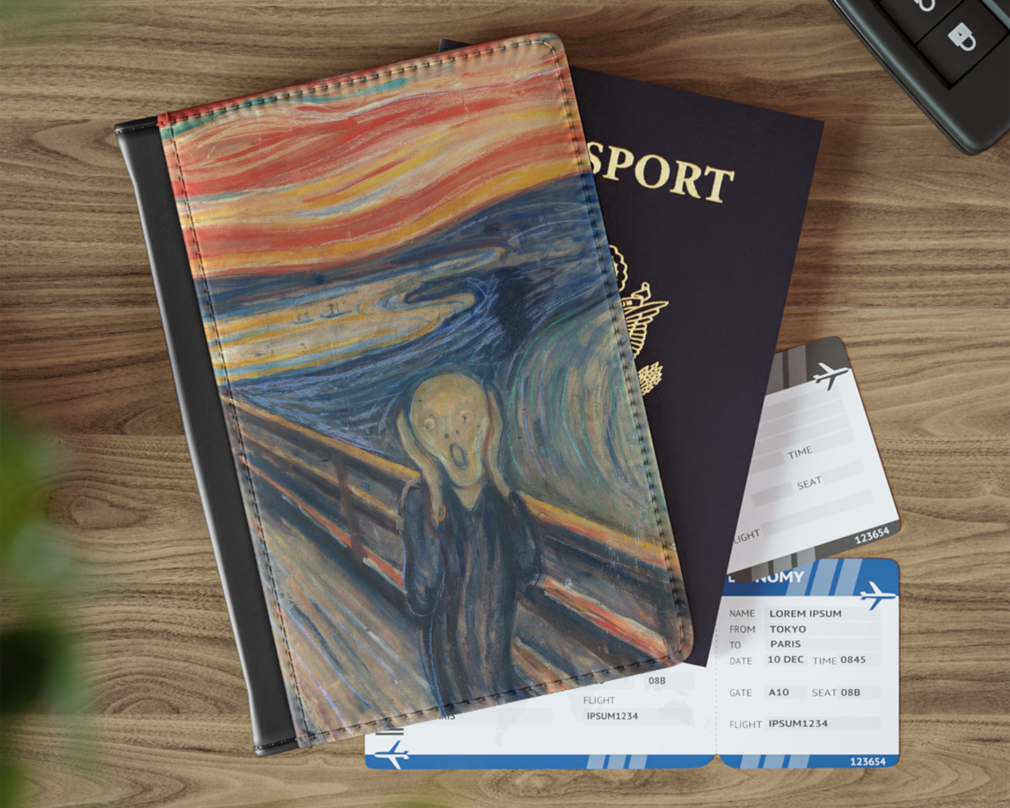 Edvard Munch - The Scream passport cover