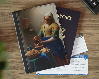 Johannes Vermeer - The Milkmaid passport cover