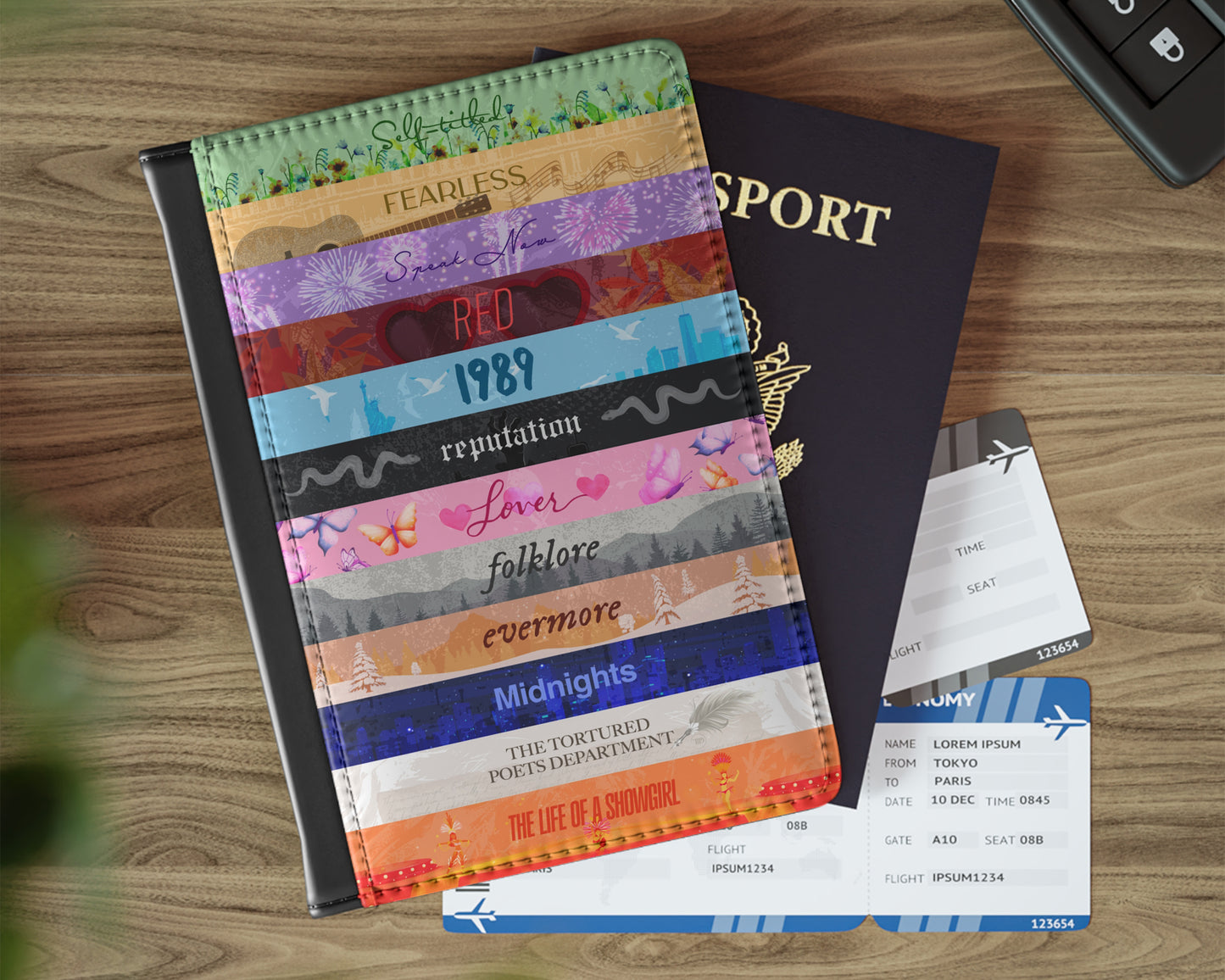 The Eras passport cover