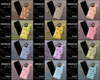 Zodiac sign cute cartoon girls iPhone case