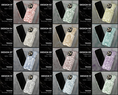 Zodiac sign line art cards iPhone case