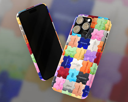 The Eras puzzles iPhone case
