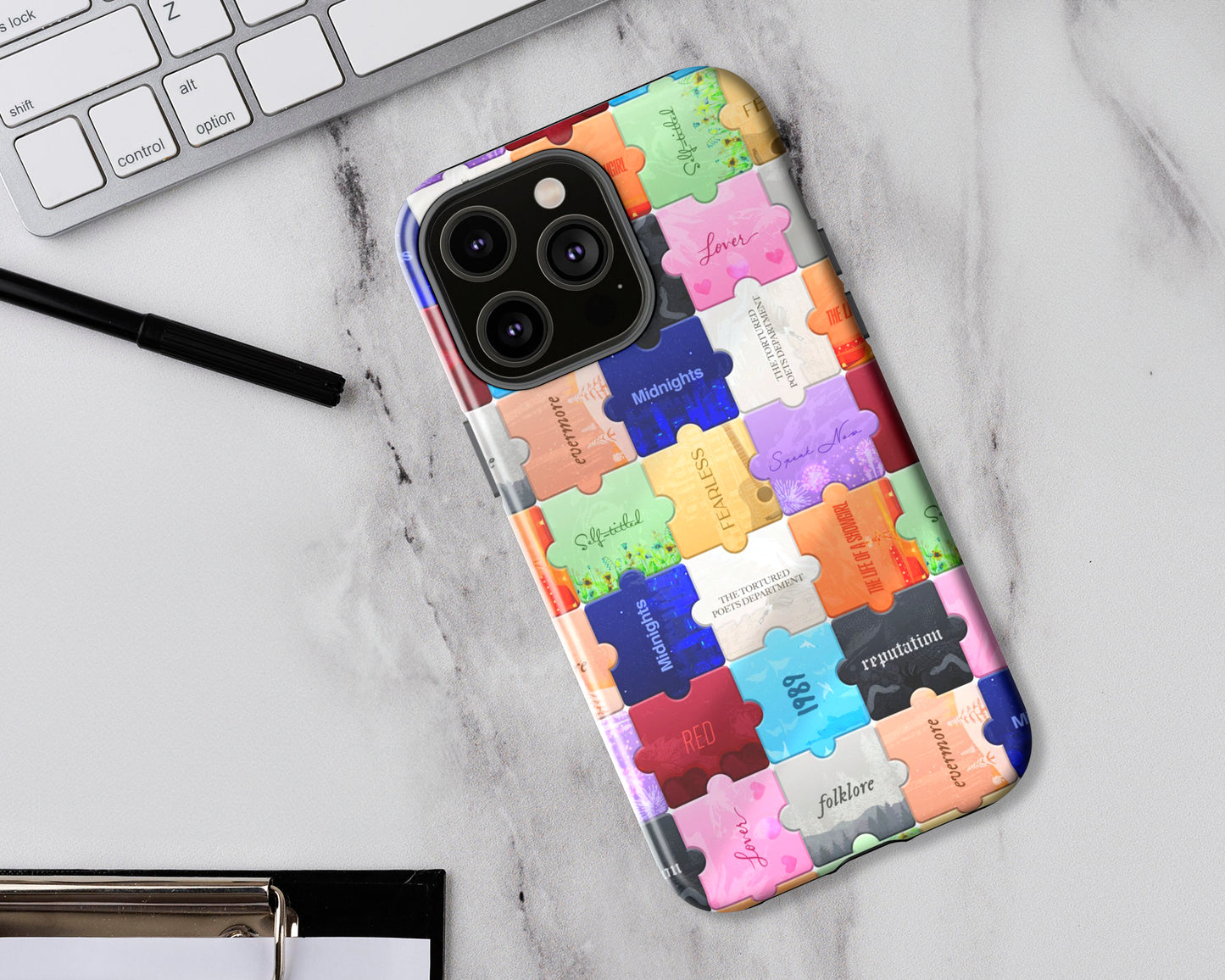 The Eras puzzles iPhone case