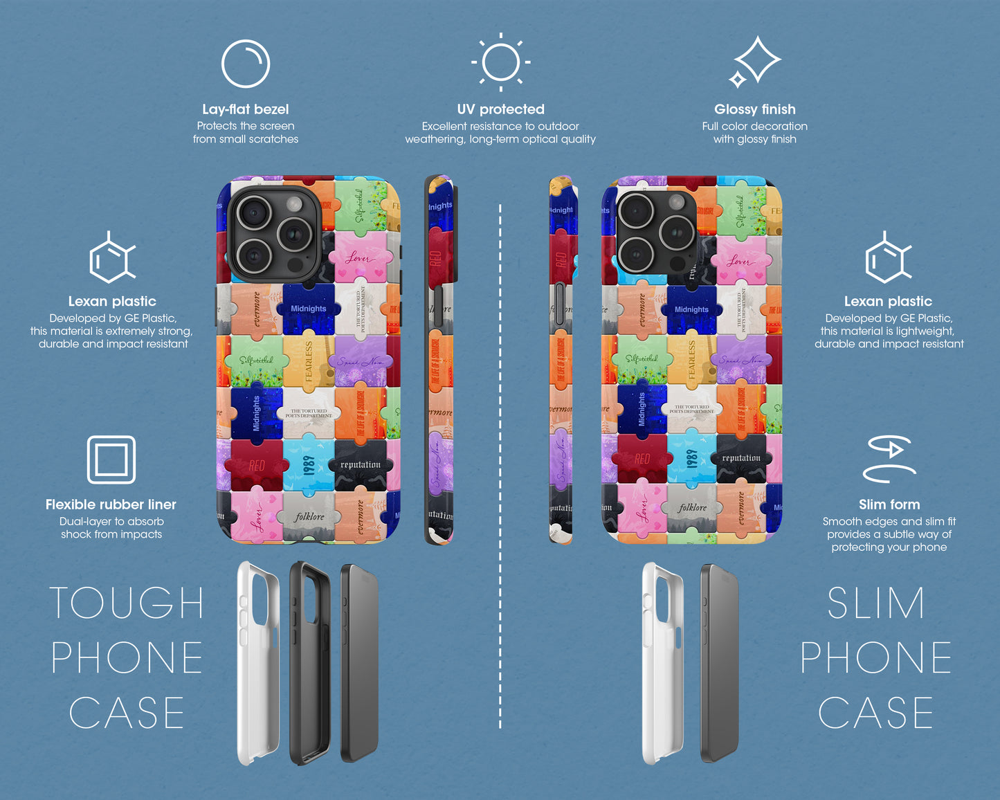 The Eras puzzles iPhone case
