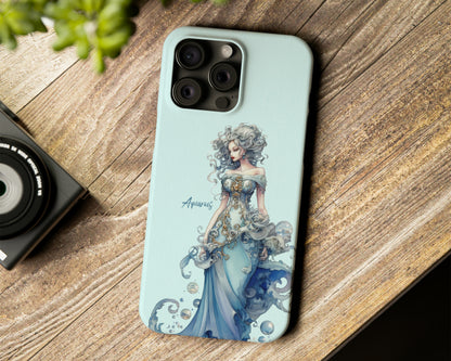 Zodiac sign watercolor Goddesses iPhone case