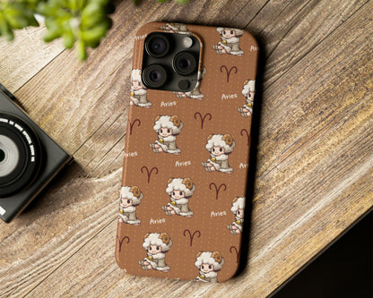 Zodiac sign cute cartoon girls iPhone case