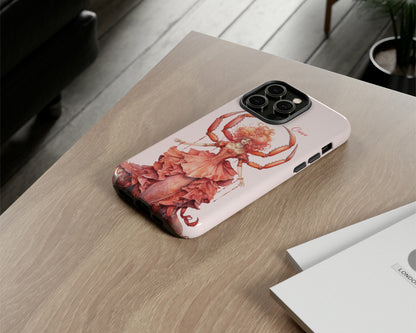 Cancer Zodiac sign watercolor Goddess iPhone case