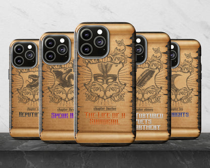 Life of Showgirl era medieval scroll iPhone case
