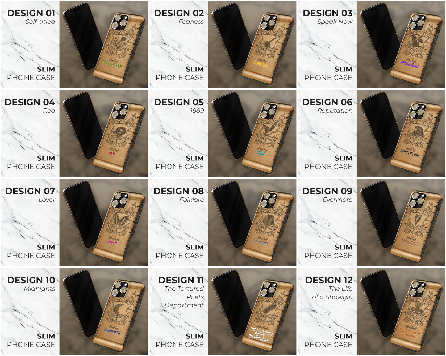 Collection of The Eras medieval scroll iPhone case