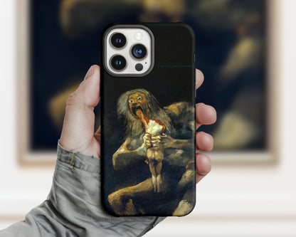 Francisco Goya - Saturn Devouring His Son iPhone case