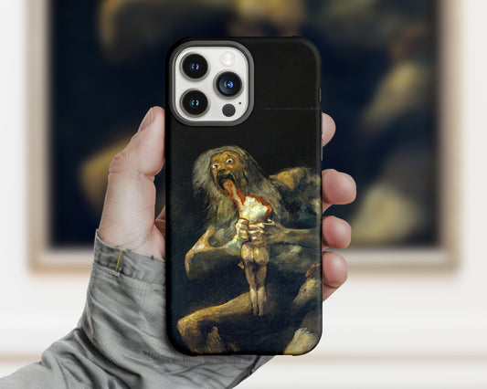 Francisco Goya - Saturn Devouring His Son iPhone case