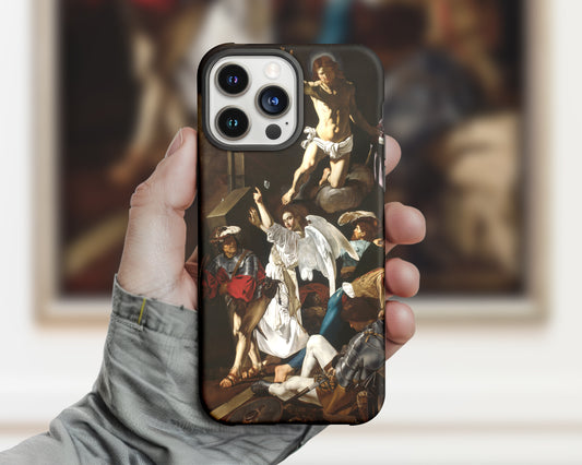 Cecco del Caravaggio - Resurrection iPhone case