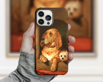 Edwin Landseer - Dignity and Impudence iPhone case