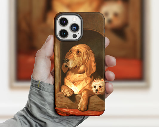 Edwin Landseer - Dignity and Impudence iPhone case