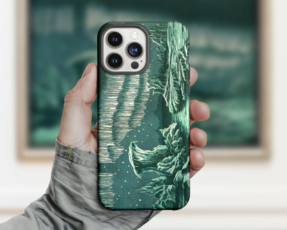 William MacKenzie - Aurora Borealis in High Latitudes iPhone case